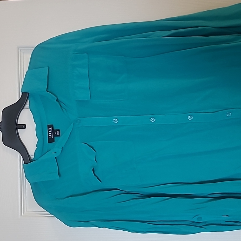 NWOT A.N.A blue blouse